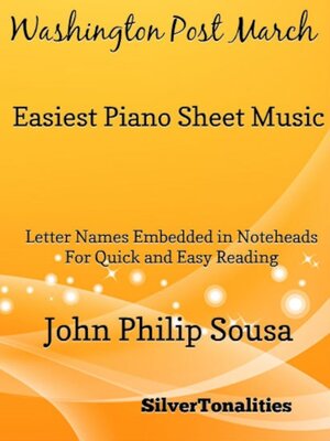 cover image of Washington Post March Easiest Piano Sheet Music